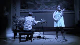electric winter storm etude for modular synthesizer and electric violin