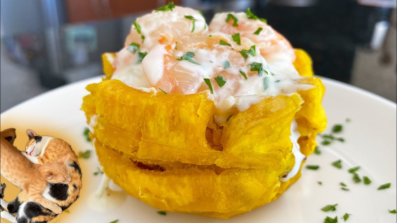 Canastas de Patacón con Camarones | El de las trufas