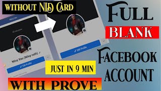 How to create full blank Facebook account || Full invisible Facebook account | without name Facebook screenshot 1