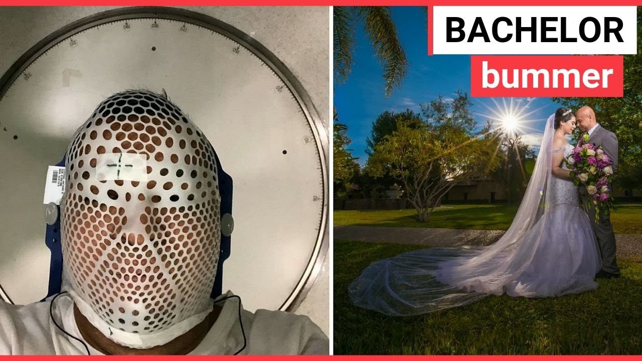 headlines hair Man with tumor still makes it to his wedding | SWNS TV