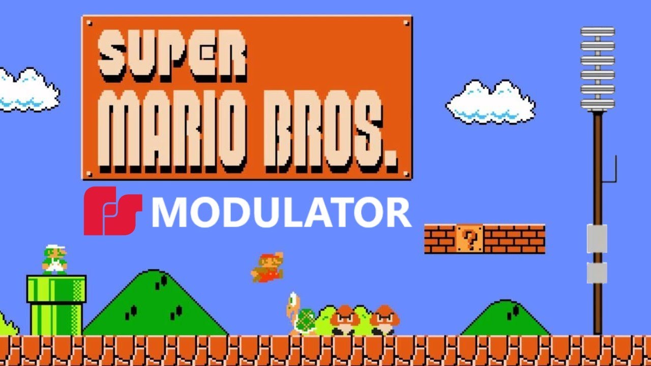 Virtual Mario Super Mario Bros Overworld Theme, played on virtual Modulator - YouTube