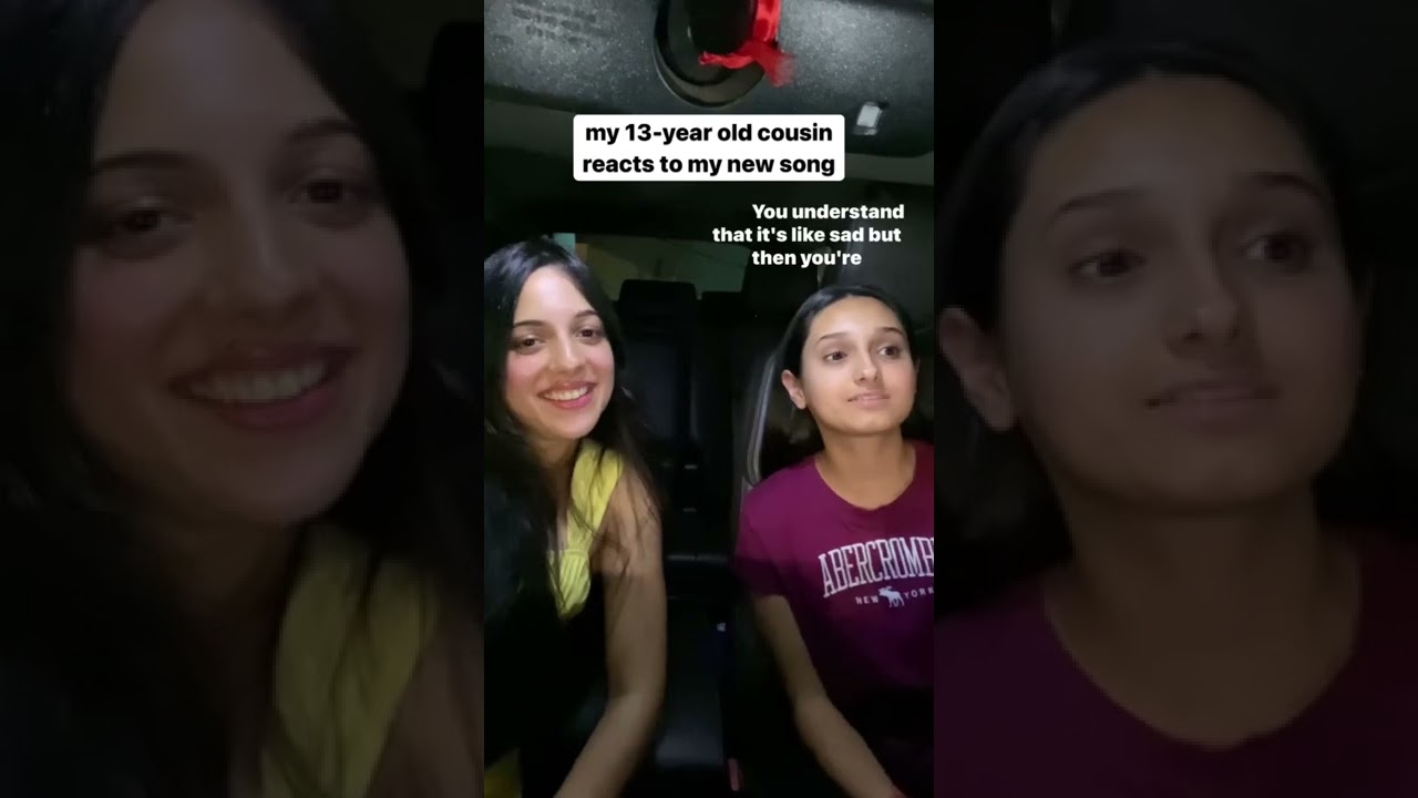 My 13 year Old Cousin Reacts To My New Song YouTube my-13-year-old-cousin-reacts-to-my-new-song-youtube