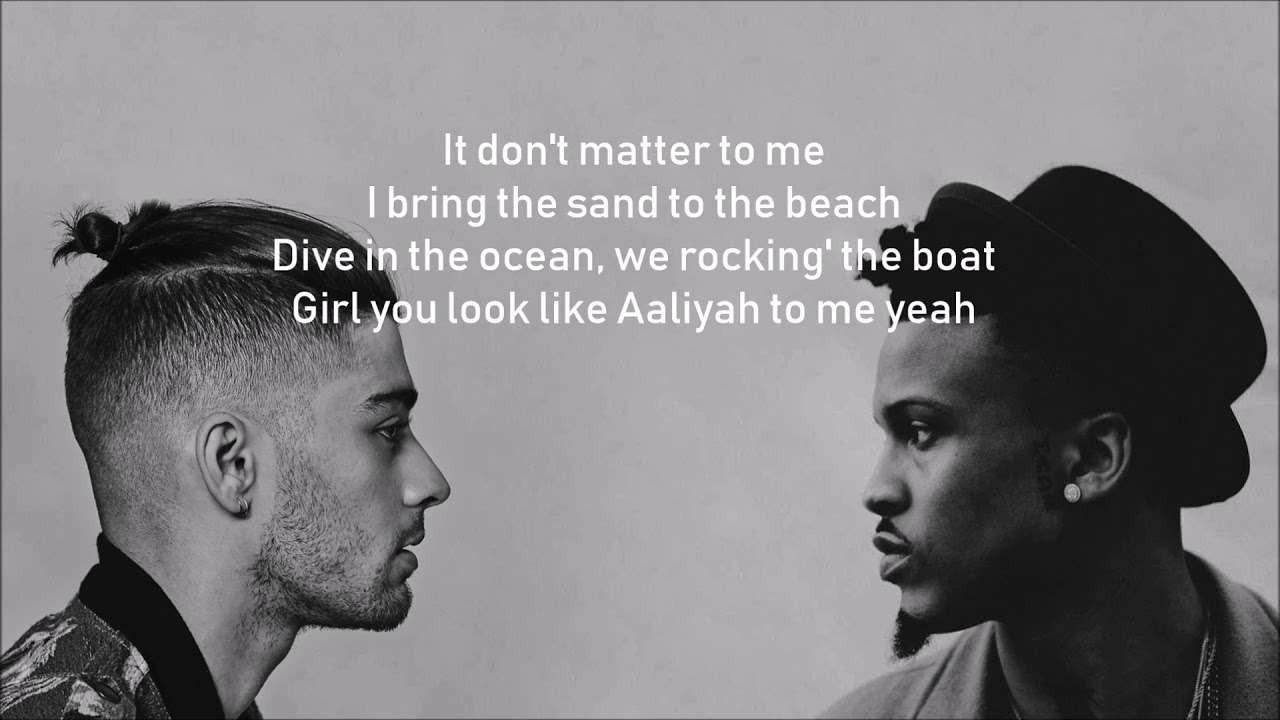 August Alsina Don T Matter August Alsina x ZAYN - Don't Matter (Remix) Lyrics - YouTube