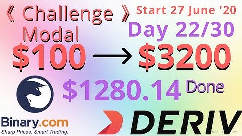 $100 to $3200 Challenge | $1280.14 Done | start 27 june 