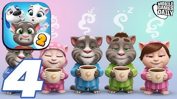 MY TALKING TOM FRIENDS 2 - Gameplay Walkthrough Part 4 - Best Friends Challenge (iOS Android)
