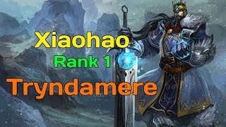 RANK 1 TRYNDAMERE - XIAOHAO TRYNDAMERE VS Sett - XIAOHAO STREAM