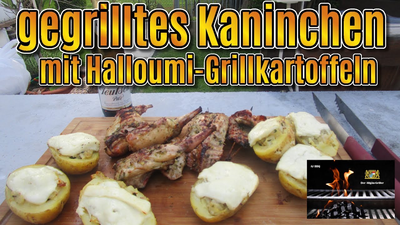 gegrilltes Kaninchen und Halloumi Grillkartoffeln #40