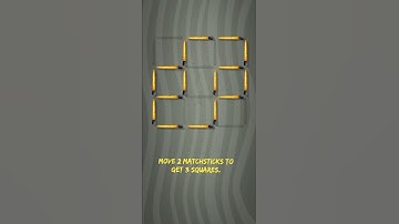 Hard matchsticks puzzle game with answer #shorts #youtubeshorts #matchstickpuzzle