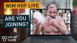 Join The Wim Hof Live Stream event! January 6th 2024