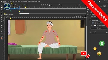 How to Rig a Character in Adobe Animate CC | 2D Animation Hindi Beginner Tutorial