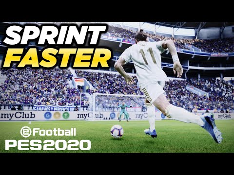 PES 2020 | SPRINT FASTER WITH & WITHOUT THE BALL!  SURPRISING RESULTS!