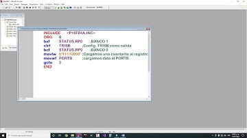UTILIZANDO LA LIBRERIA ASOCIADOS A LOS REGISTROS FSR DEL PIC16F84A