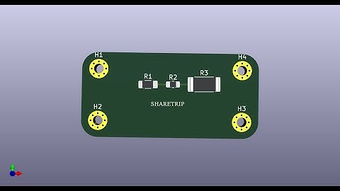 How to add mounting holes to pcb in kicad