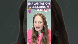 Implantation Bleeding VS Period #ivf #infertility #fertilityjourney