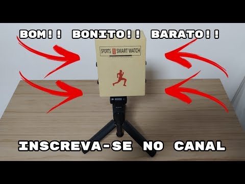 SPORTS SMARTWATCH MOKA 5ATM DX16 - UNBOXING - PT-BR