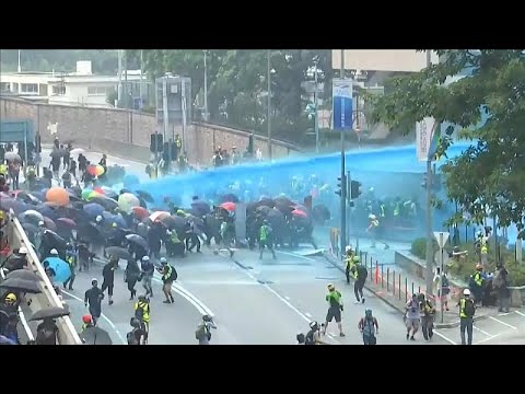 Hong Kong protests spread as China prepares to mark 70 years of communist rule european news agency
