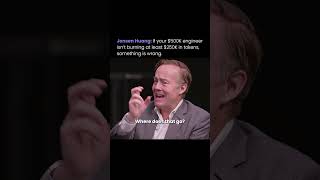 Jensen Huang: If your $500K engineer isn't buring at least $250K in tokens, smoething is wrong.