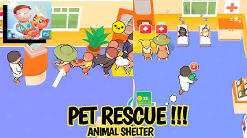 🏥 PET RESCUE: ANIMAL SHELTER 🐢 GAMES ANDROID/IOS [GAMEPLAY WALKTROUGH] PART #1