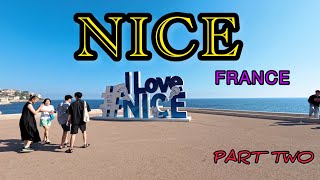 Nice, Walking Tour , France Riviera,Nice Ville,4k, part two,August 2025