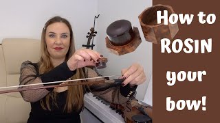 How To Rosin The Bow... PROPERLY!