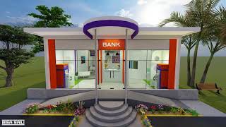 Bank Facade and Interior I Zambian Architecture