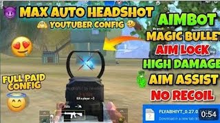 Pubg lite 0.27.0 no recoil config file 🔥 || Pubg Lite 360° aimbot config file ||