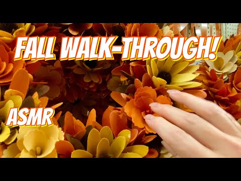 Public ASMR at Hobby Lobby! | Fall Walk-Through | Tapping, Scratching & Crinkles🍁