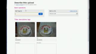 Using Flickr Upload
