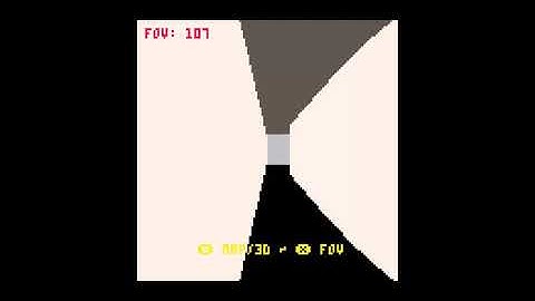 RAYCASTING FLASHLIGHT RAY CASTING 3D MAZE PICO 8 Fantasy Virtual Console Lexaloffle Games www lexalo