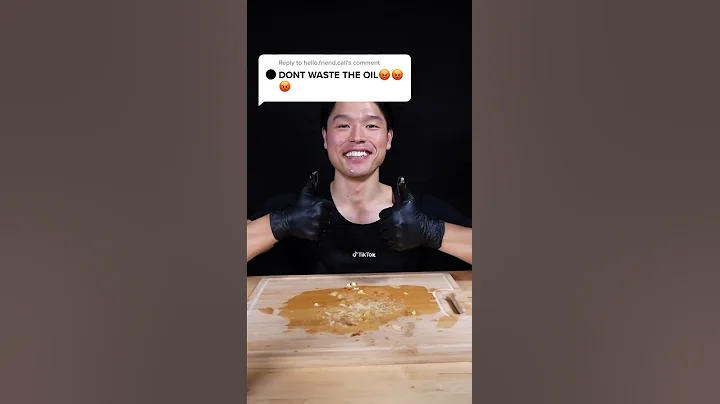 ♪COOKING♪ Don't waste the OIL 😡😡😡  #Shorts