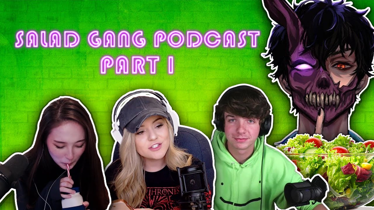 TinaKitten to the Moon | Corpse, KarlJacobs, BrookeAB, TinaKitten | Salad Gang Podcast (PART 1)