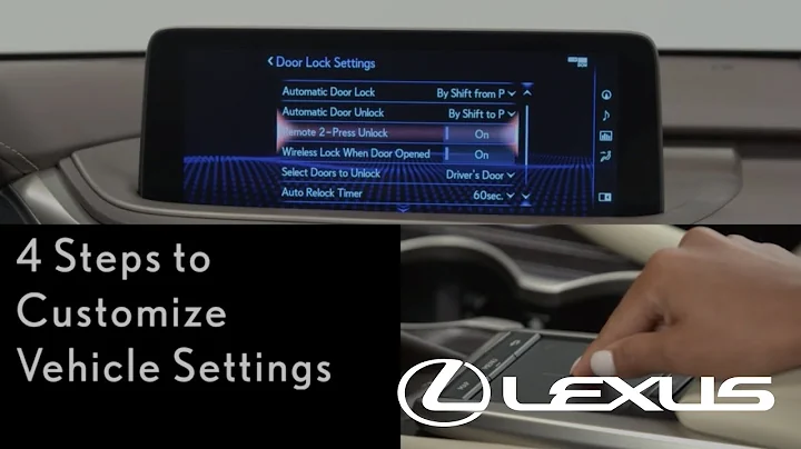 How-To Customize Vehicle Settings in 4 Easy Steps | Lexus RX - DayDayNews