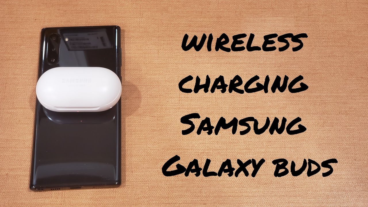 Samsung Galaxy buds wireless charging - YouTube