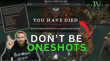 Dying Too Much in Diablo 4 Season 11? Survivability & Toughness Explained