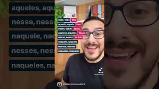 How to use this, that, these, those in English - teacher Vinicius Safiotti