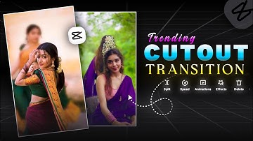 how to make ( CUT OUT ) transition in capcut | cut out transition capcut | Capcut Video Editing