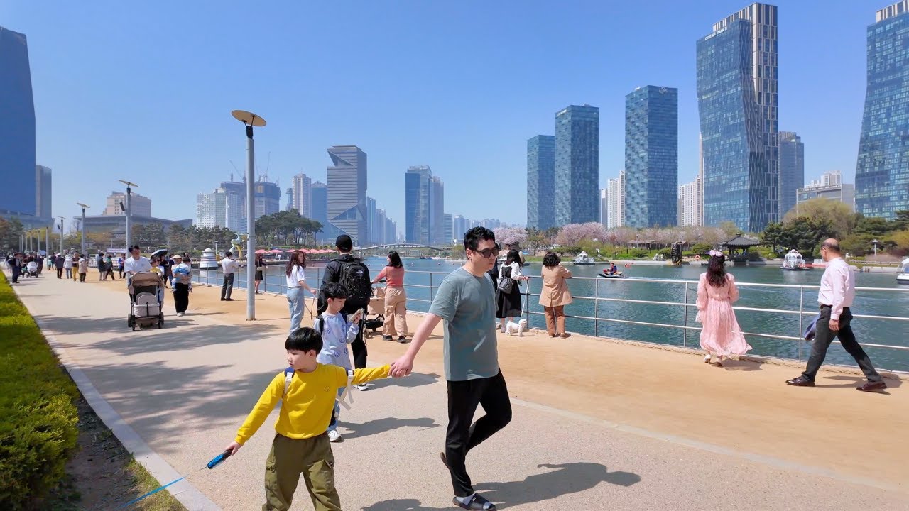 Songdo, South Korea 🇰🇷 Street Walk | Incheon | 송도 인천 | 송도국제도시 | City Tour 2025