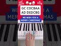 We Wish You A Merry Christmas (Piano Tutorial) #wewishyouamerrychristmas #christmaspianomusic