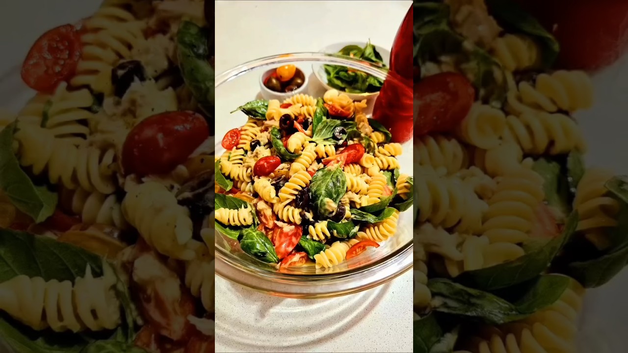 Ensalada Fría de Pasta Fácil y Rápida | Receta Veraniega, Fresca y Deliciosa