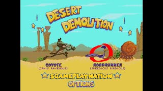 Desert Demolition | Прохождение за Дорожного Бегуна | Сложность - нормальная