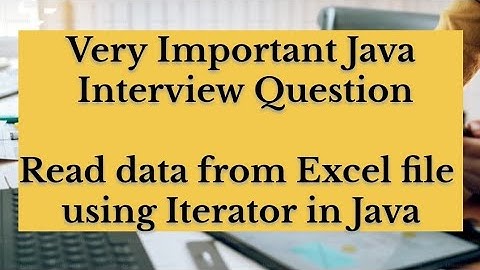 Read data from Excel File using Iterator in Java #java