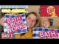 SEMI-ANNUAL SALE| Bath and Body Works | 75% OFF CANDLES | Day 1 | HAUL