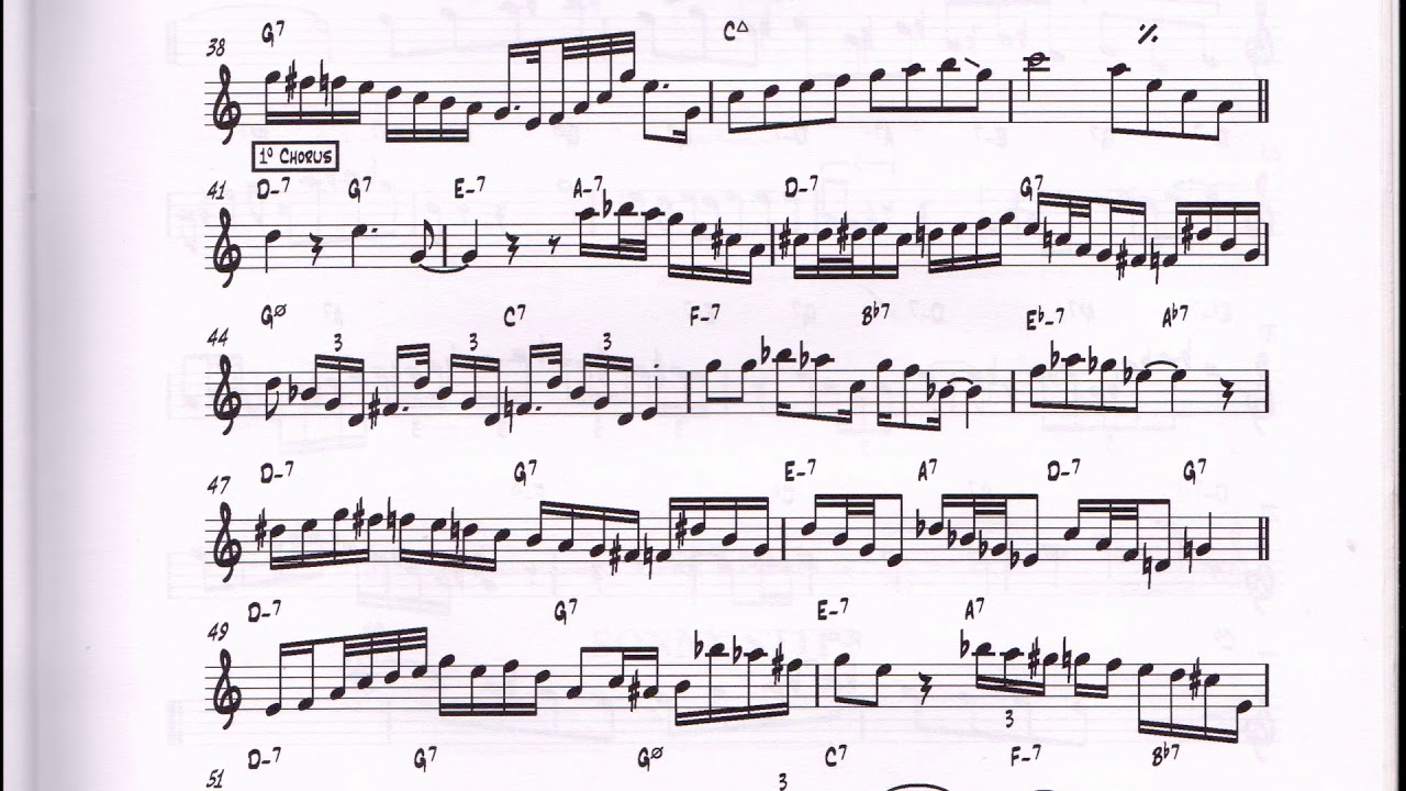 Luca Rizzo plays Back to my home town -Sonny Stitt Transcription (Eb)