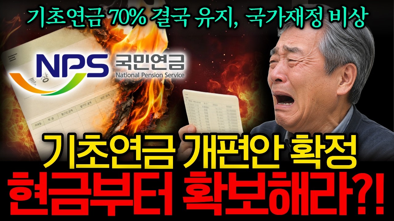 기초연금 결국 이렇게 바뀝니다… ｜국민연금 60세부터 받는 사람이 급증하는 진짜 이유