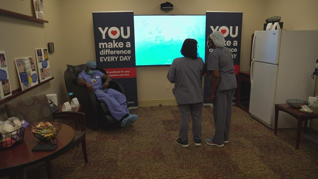 Fort Worth hospital creates 'recharge room' for nurses in hopes of easing stress amid labor shortage