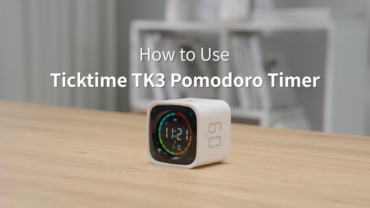 How to Use the TickTime TK3 Pomodoro Timer - So easy!