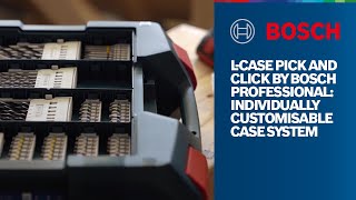 L-Case Pick and Click by Bosch Professional: individually customisable case system