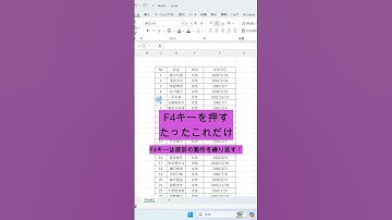 超簡単！超便利！ショートカットキー🤐#shorts #excel #エクセル #エクセル関数 #パソコン教室 #主婦の勉強 #社会人の勉強 #事務職 #勉強 #windows