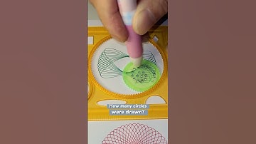 How many circles were drawn?🌀🎨 #asmr #funny #life #magic #spirograph