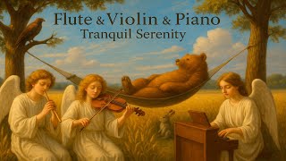 Tranquil Serenity – Flute, Violin & Piano | Warm Instrumental Music for the Soul and Rest